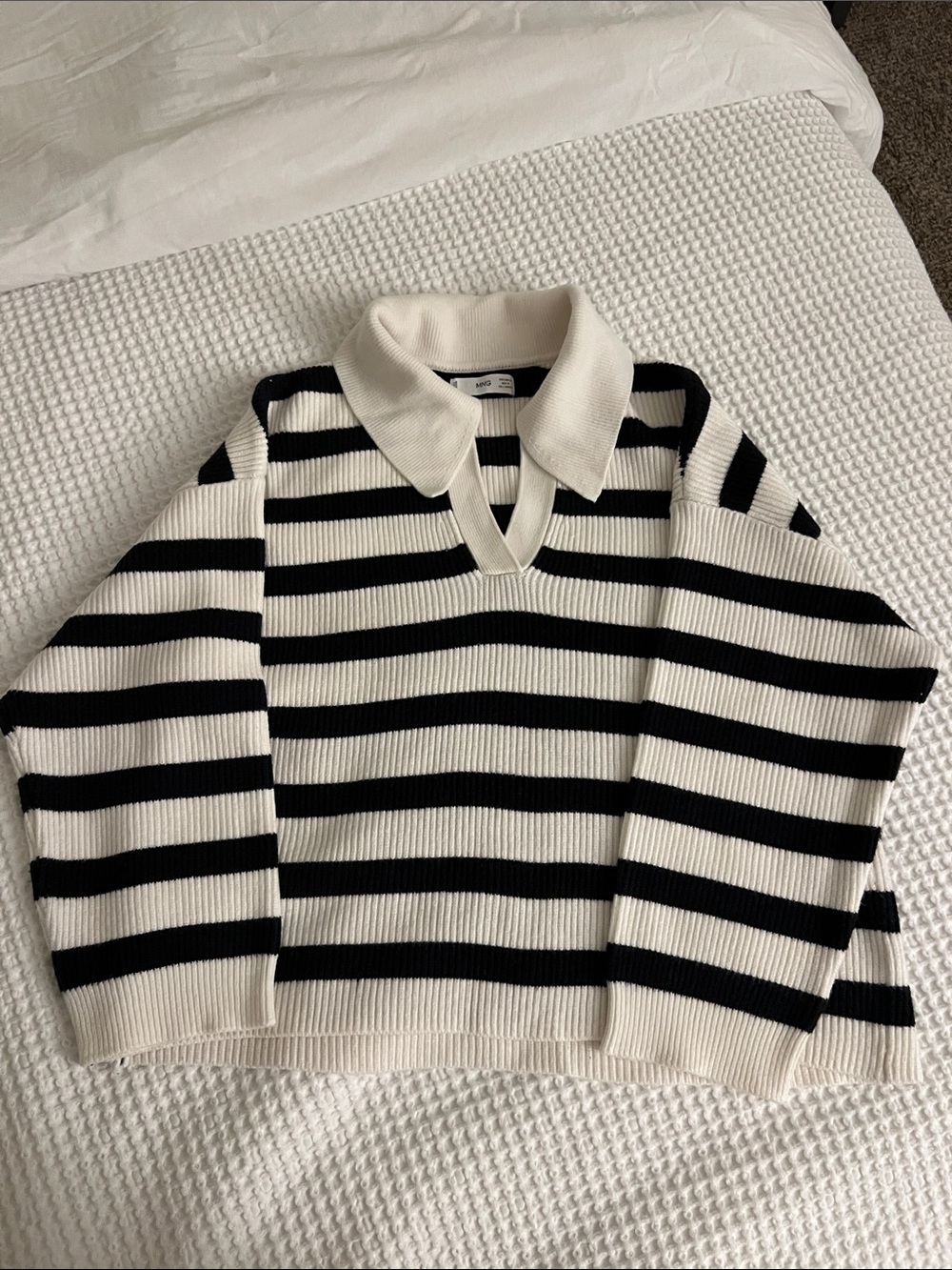 Mango Striped Knit Sweater ⚓✨